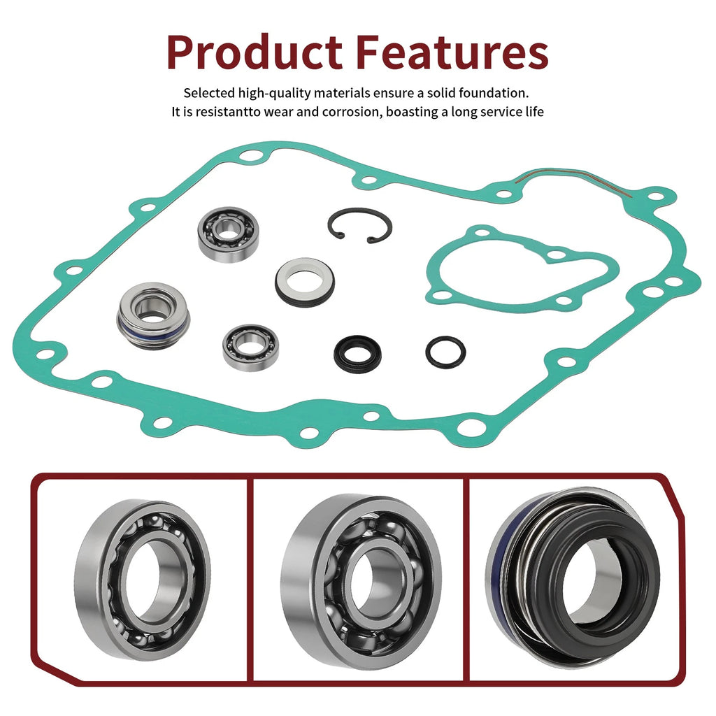 Water Pump Gasket Bearing Seal Kit for Kawasaki Brute Force 300 (2012–2024)