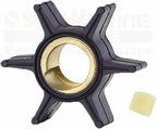 Rubber Impeller w/Key for Johnson Evinrude 20-35 HP Outboard (18-3051, 395265)