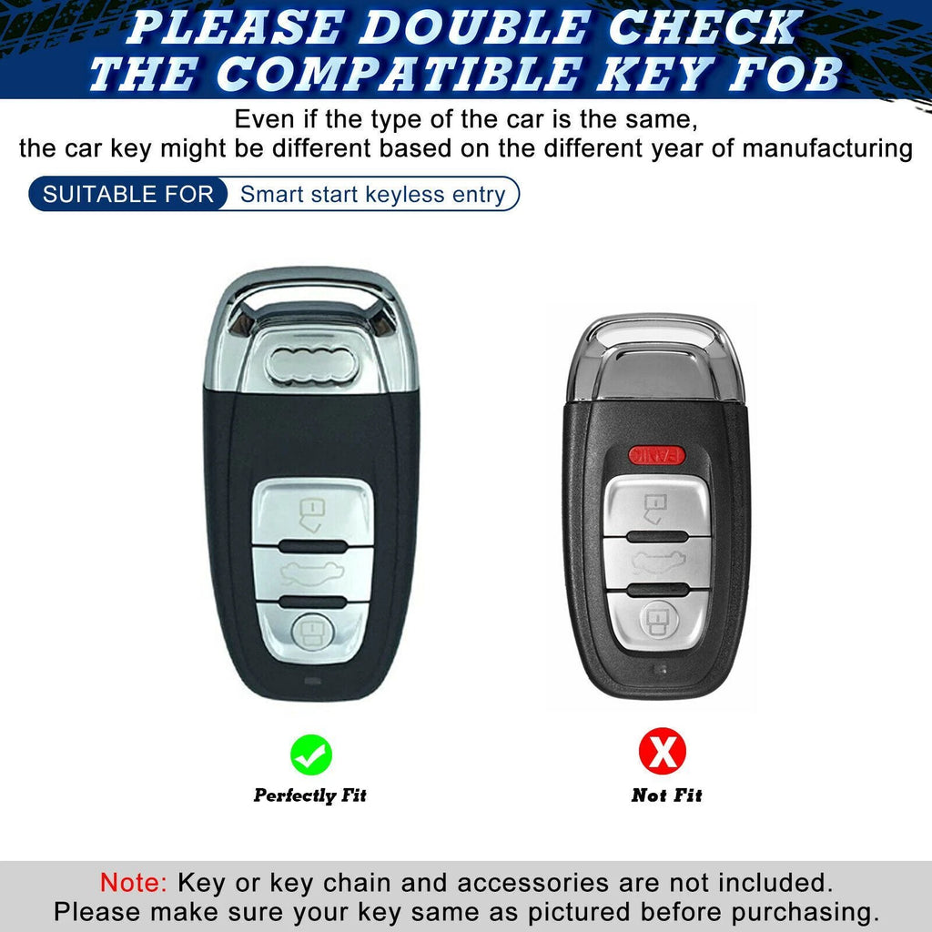 Smart Key Shell Protector Skin For Audi A3 A4 A5 A6 A7 A8 (2010-2024)
