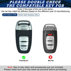 Smart Key Shell Protector Skin For Audi A3 A4 A5 A6 A7 A8 (2010-2024)