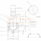 Ball Joint Stabilizer Bar Link for Ford F-250 F-350 Super Duty (2005–2007)
