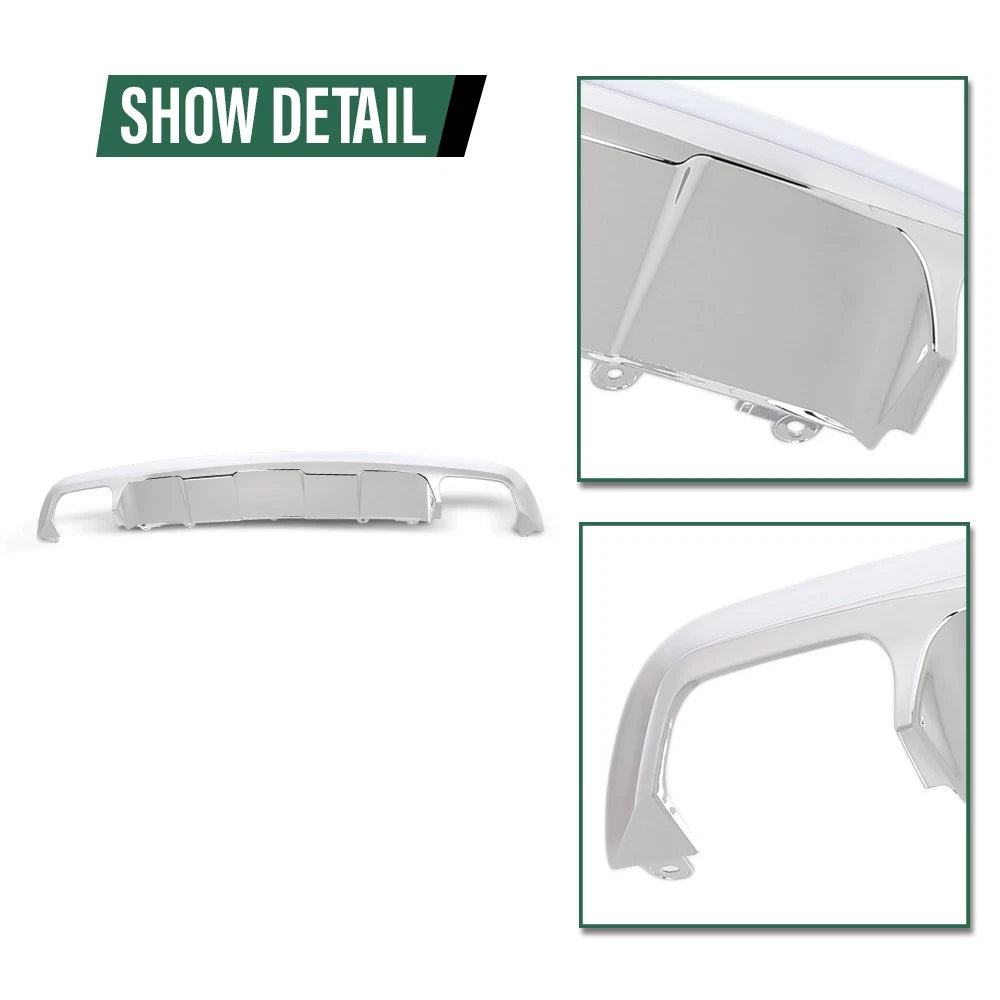 Rear Lower Bumper Skid Plate Cover for Mercedes-Benz GLK250 GLK350 (2013–2014)