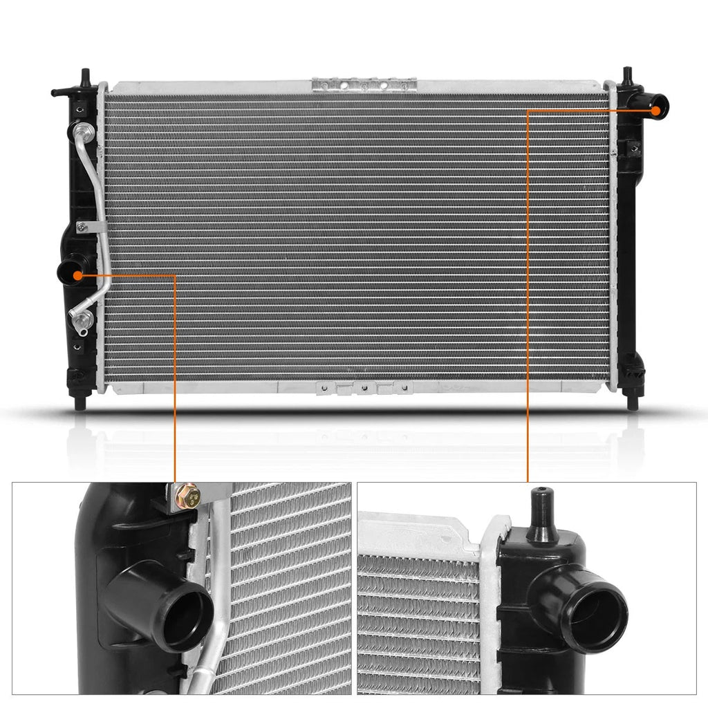 Aluminum Core Cooling Radiator for Daewoo Lanos (1999–2002) DPI-2386