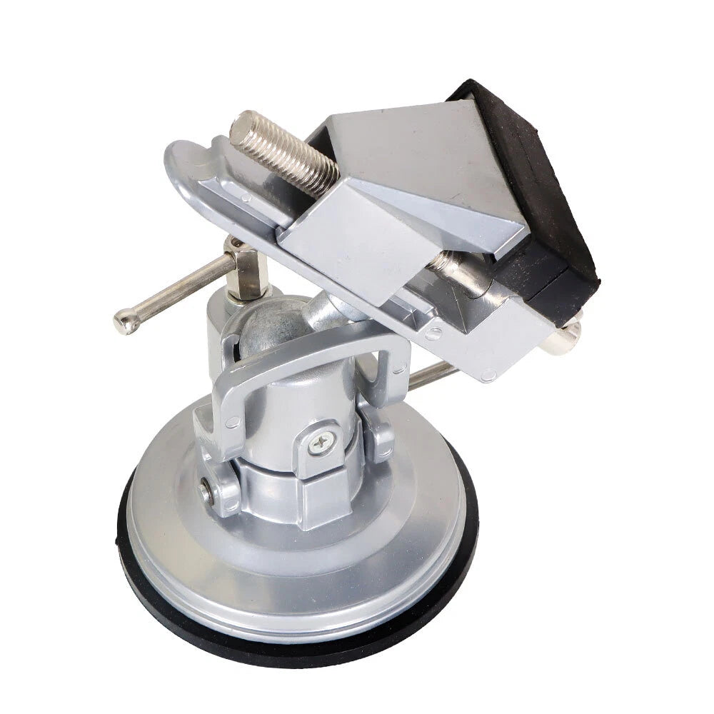 360-Degree Rotating Vacuum Base Vise 3.15 Inch Steel
