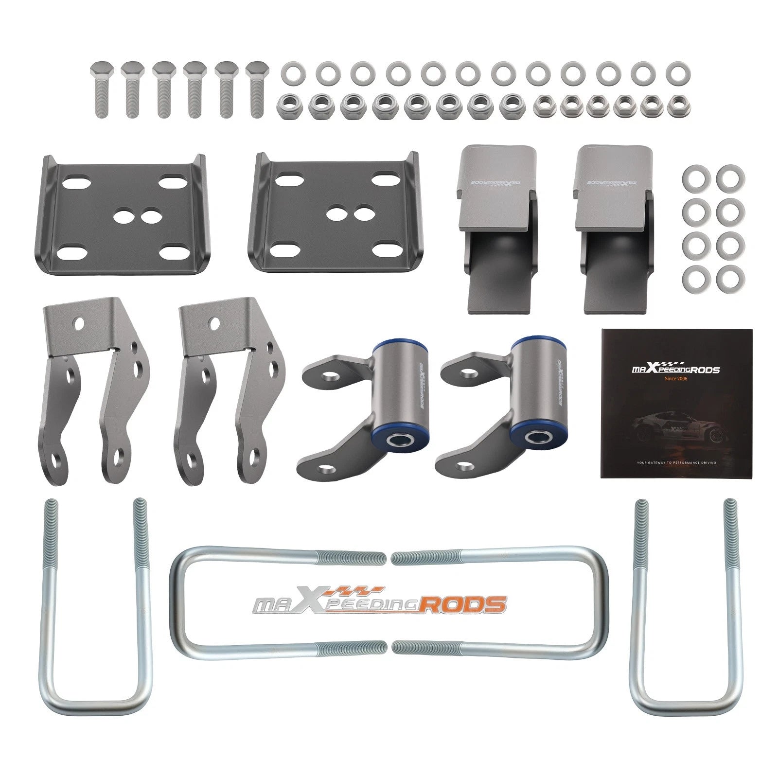 5" Flip Lowering Kit Rear for Ford F-150 2WD (2004–2014) Axle Drop Hardware