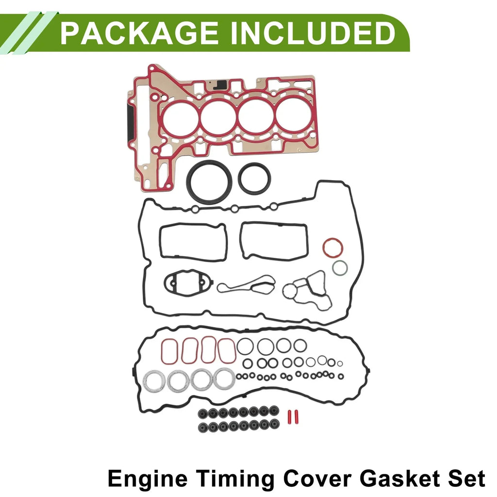 Timing Cover Gasket Set Engine for BMW 228i 2.0L (2014-2016) 1 Set