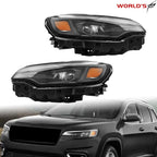 Projector LED Headlights for Jeep Cherokee (2019–2023)