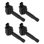 4X Ignition Coil Assembly Kit for Mercedes C180 C200 C230 W203 (2002–2006)