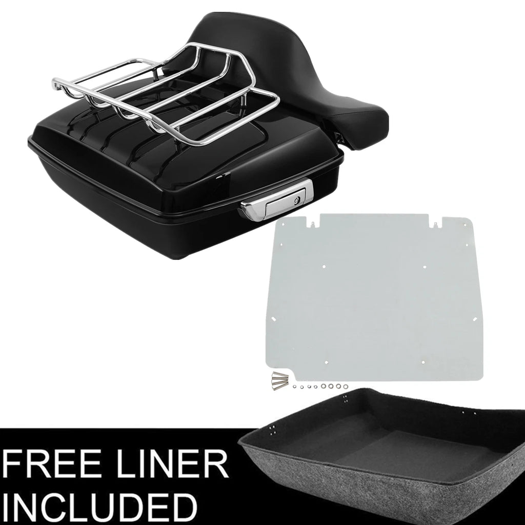 Chopped Trunk & Base Plate for Harley Touring Street Road Glide (2014–2026)