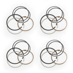 4X Piston Rings Pin Clips 49mm +0.50 for Honda CBR250RRL/RRN/RRR (1990–1994)