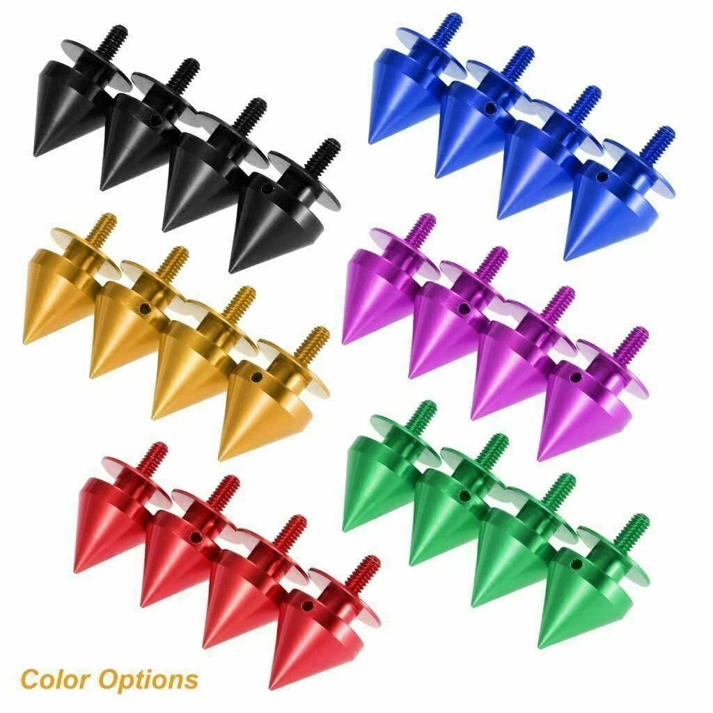 Purple Spike Front Bumper Hatch Lids Quick Release Fasteners for Alloy (2015-2015)