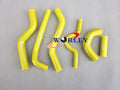 Silicone Radiator Hose Kit YELLOW for Kawasaki KXF250 KX250F (2007-2008)