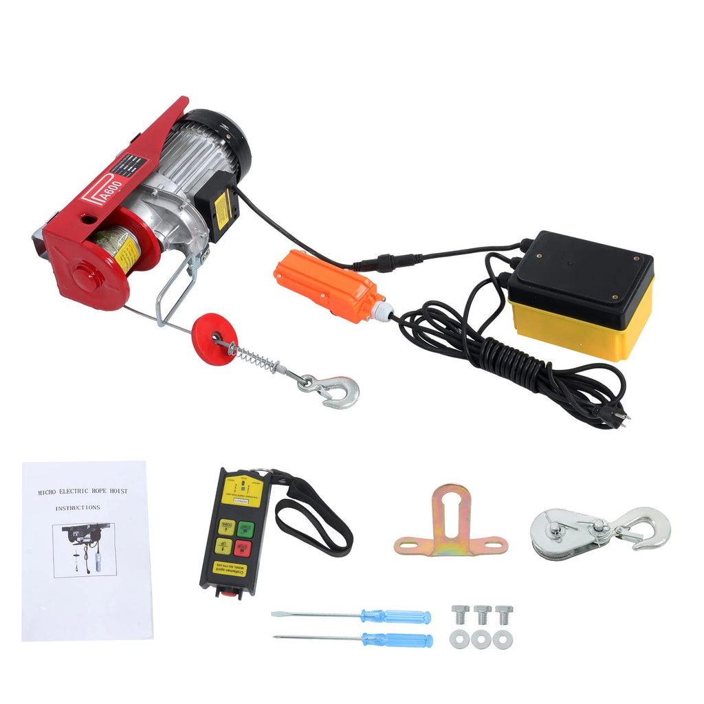 Electric Hoist for Mini (1320lbs, 328ft, Wireless Remote Control)