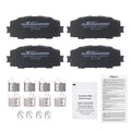 Front Ceramic Brake Pads Kit for Toyota Prius (2010–2022), Yaris (2007–2018), Corolla (2020)