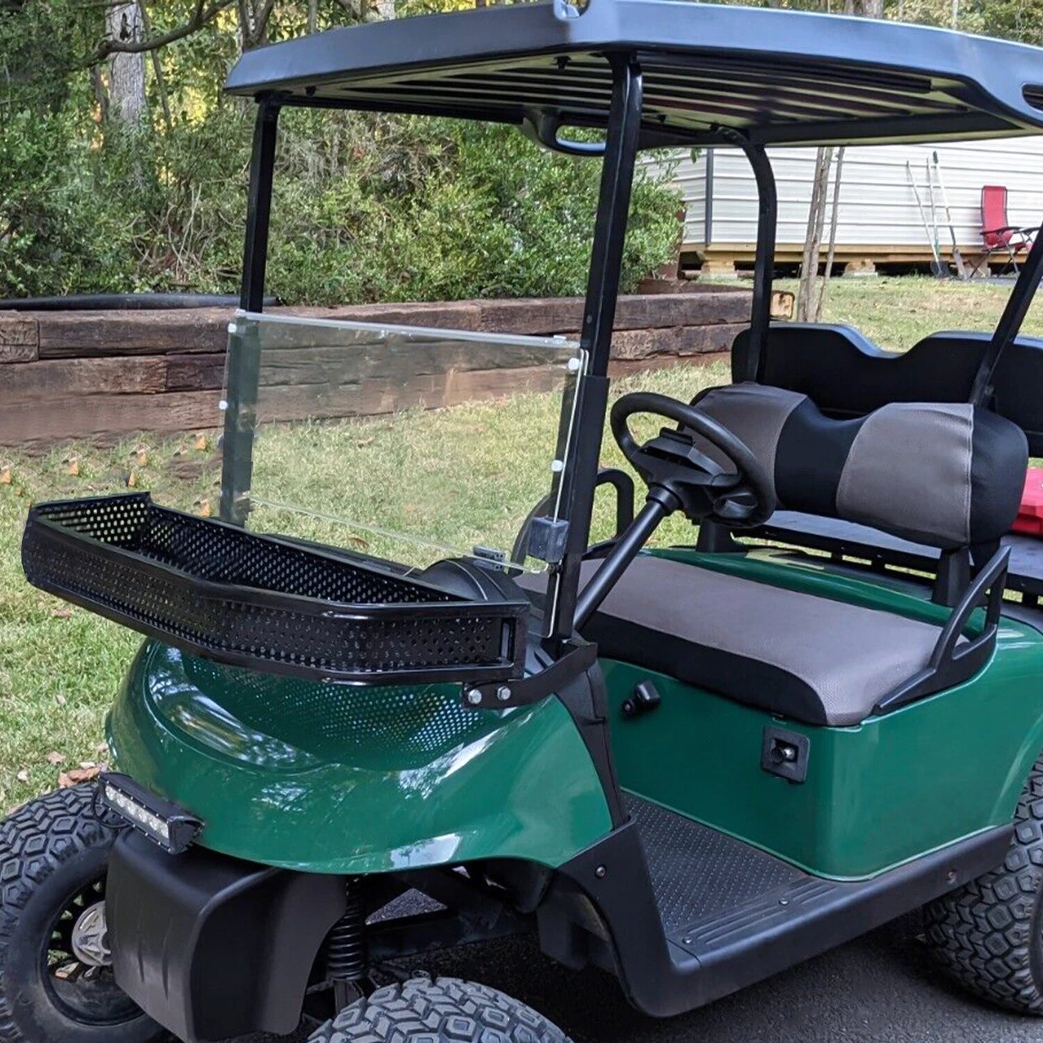Front Clay Cargo Basket for EZGO RXV Golf Cart (2008-Present)