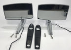 Pair LED Turn Signal Side Rear View Mirrors Convex Right for Mustang (1967–1968)