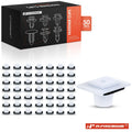 50Pcs 10mm Nylon Body Side Moulding Clips for Honda 