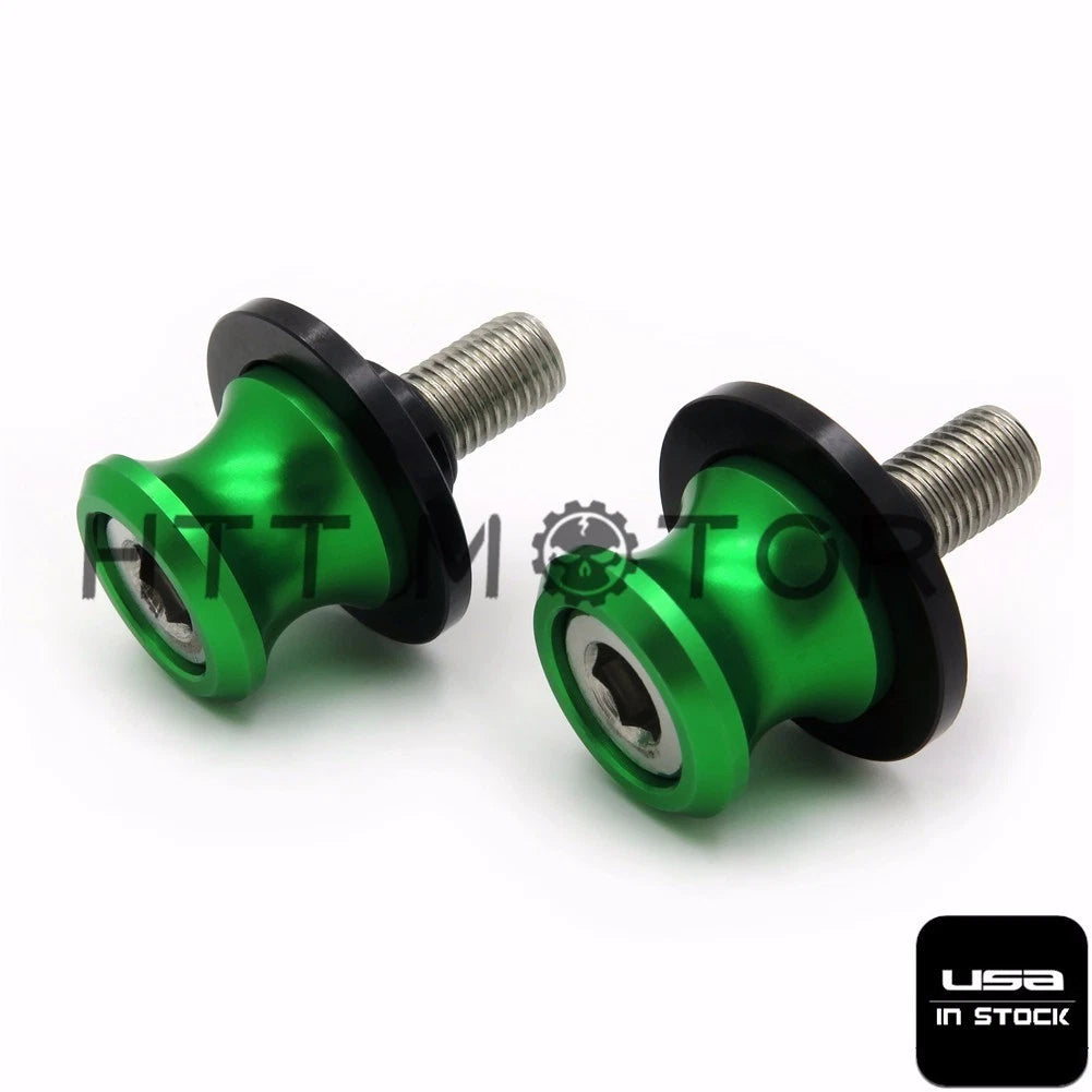10MM Anodized CNC Swingarm Spools for Motorcycle (Street Racing)