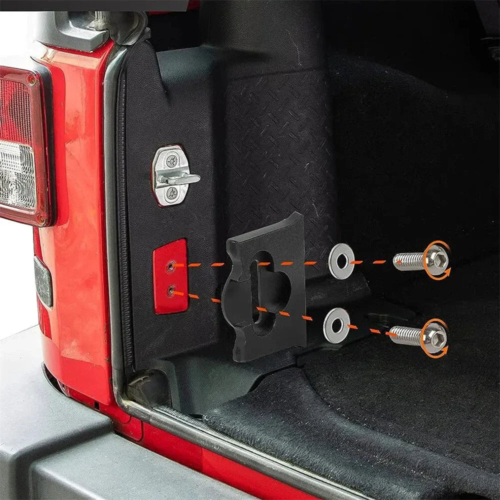 Aluminum Alloy Rear Tailgate Stopper for Jeep Wrangler JK (2007-2017)