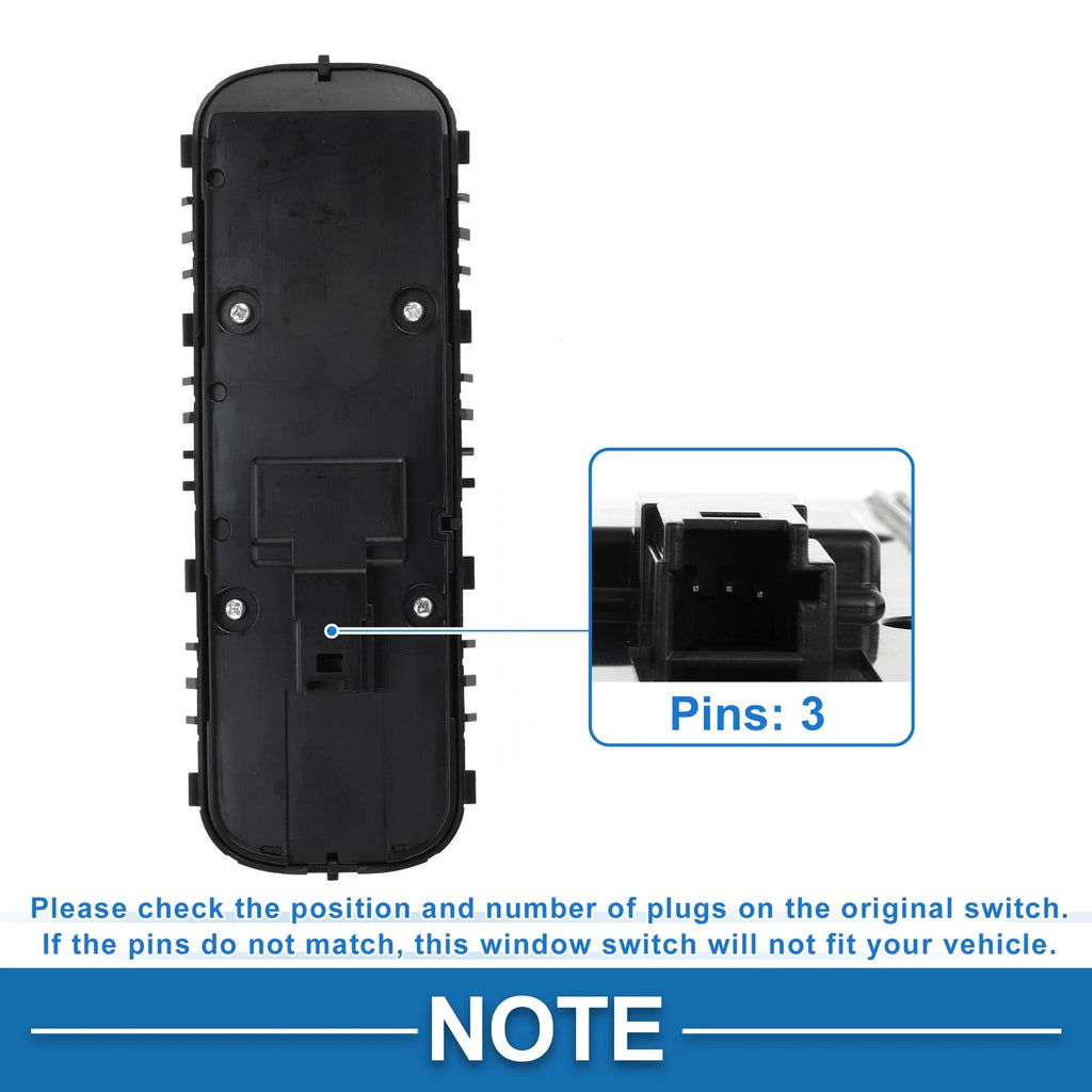 Front Driver Side Power Window Switch for Mercedes-Benz A220 (2019–2023) No.1679050001