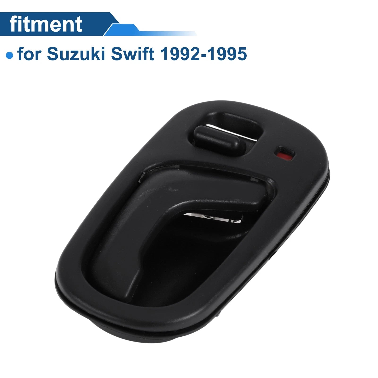 Interior Door Handle for Suzuki Swift (1992–1995) No. 8315066E005ES Black