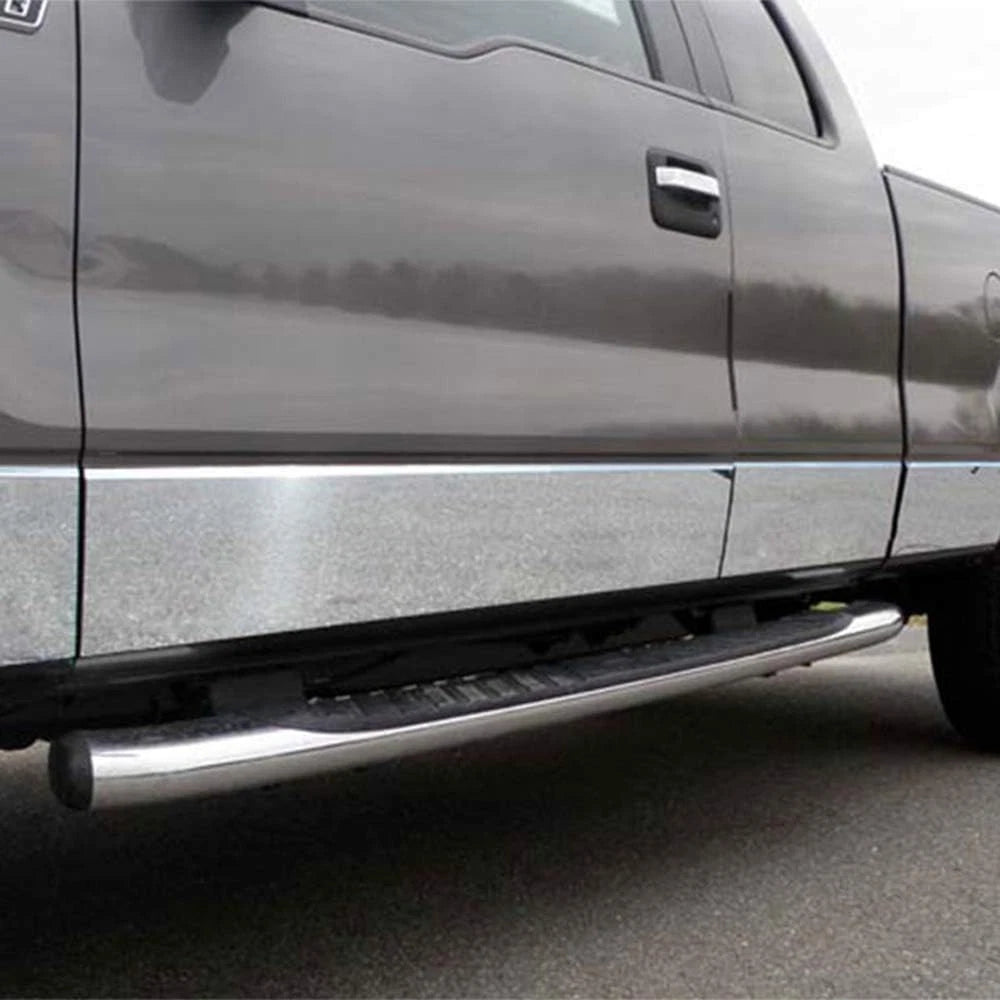 Luxury FX Chrome Rocker Panel Molding with Flares for Ford F150 (2009–2014)