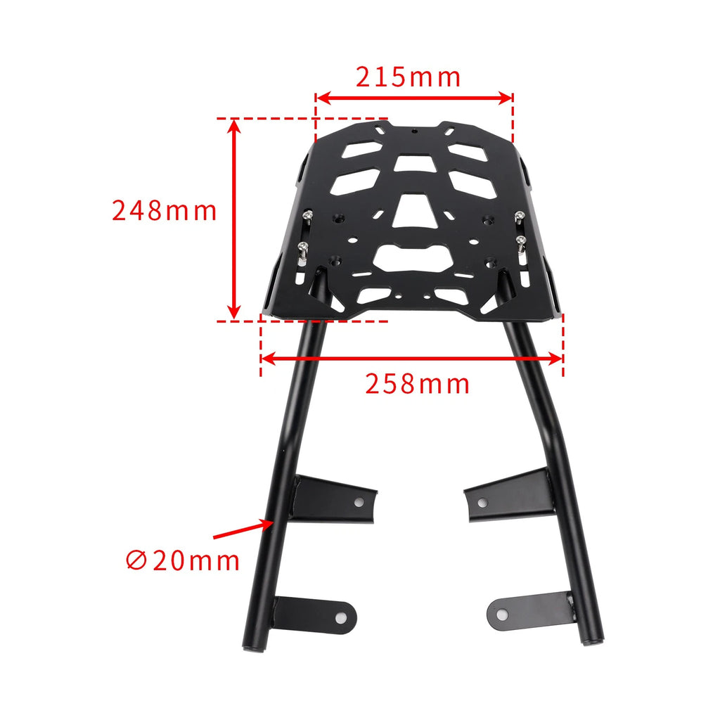 Rear Rack Luggage Cargo Carrier for Yamaha XSR 900 (2022–2025)