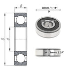 6200DDU Deep Groove Ball Bearing for Scooter Skateboard Wheel (P4)