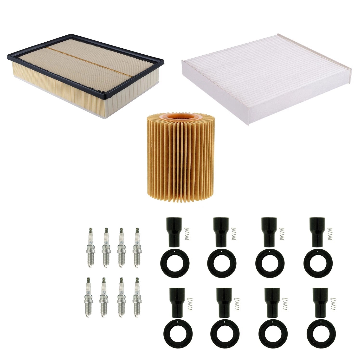 Tune Up Kit with NGK 8 Spark Plugs & Boots for Lexus GX460 (2010–2014)