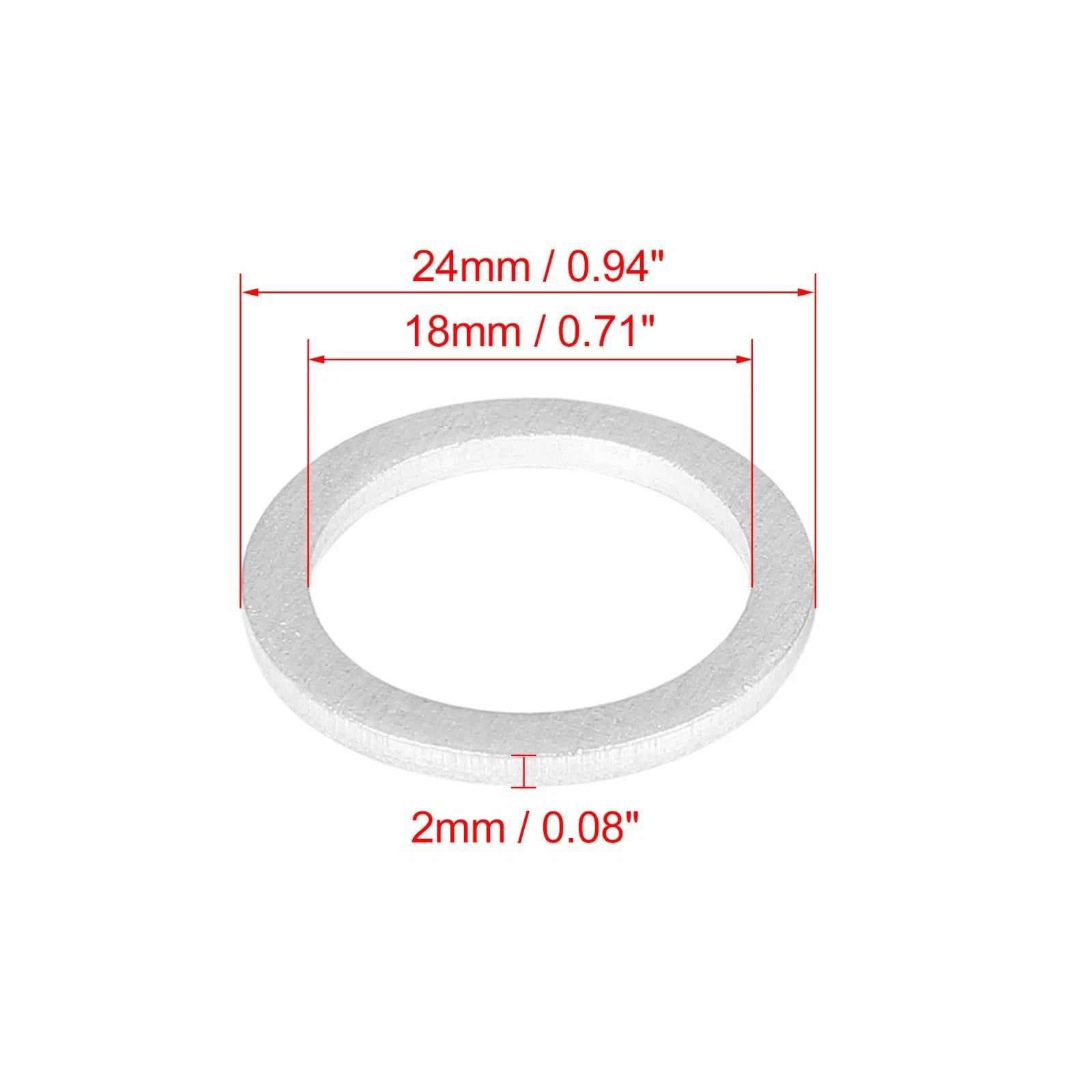 10pcs Oil Drain Plug Gaskets for Toyota (90430-18008)