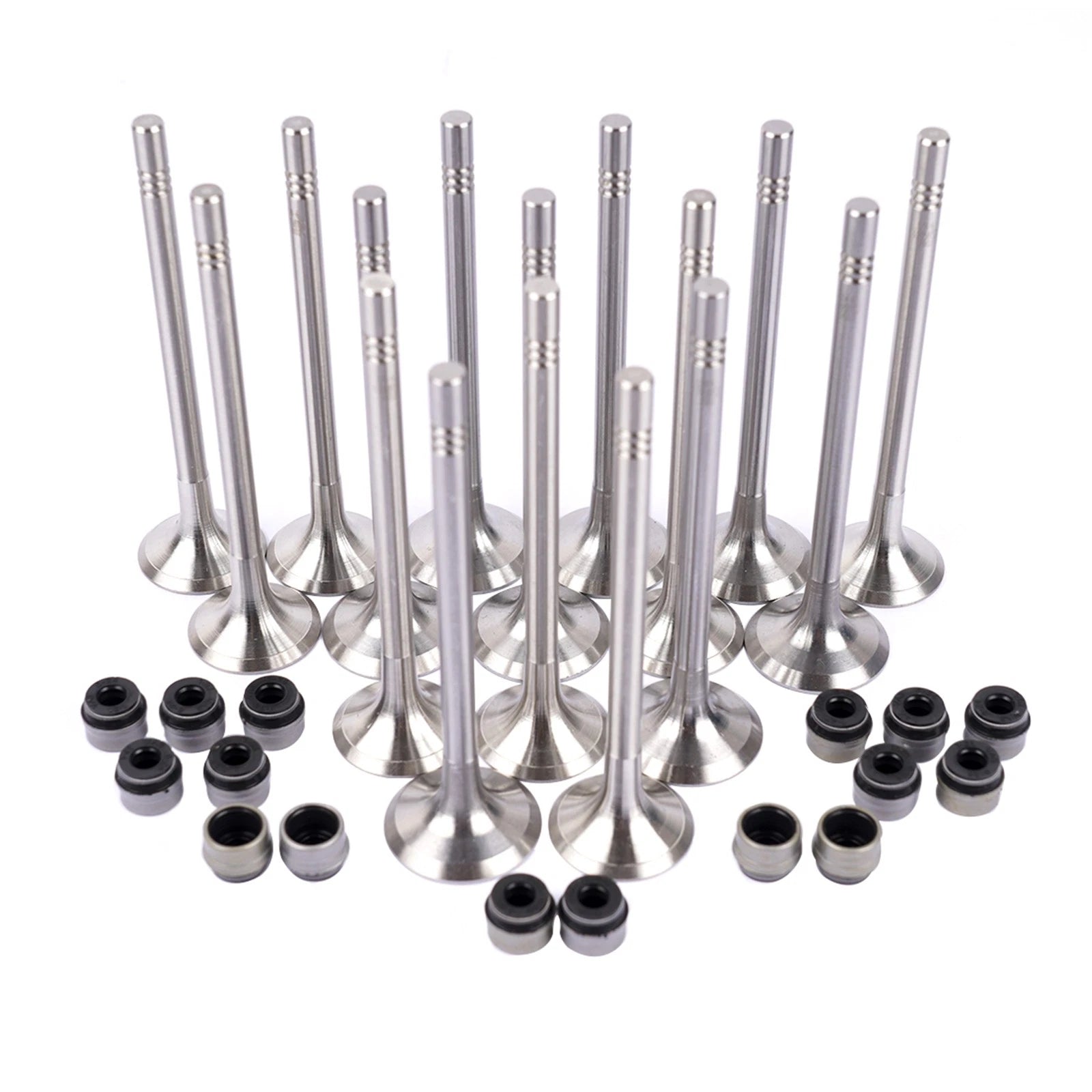8x Intake & Exhaust Valves for Audi A6 VW Eos Beetle Seat Exeo 2.0 TDI