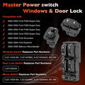 Power Window Door Lock Mirror Switch for Ford F-250 F-350 F-450 Excursion (2002–2005)