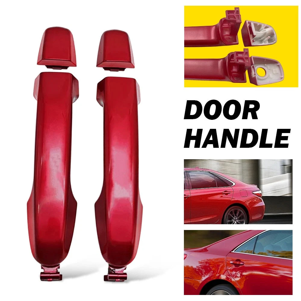 Outside Door Handle for Toyota Camry (2012–2017) Rear Left/Right Red
