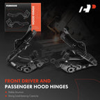 2X Hood Hinge for BMW G70 740i 750e xDrive G72 i7 (2023–2023)
