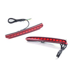 Red LED Rear Brake Tail Light Reflectors for Honda Civic (2017-2020)