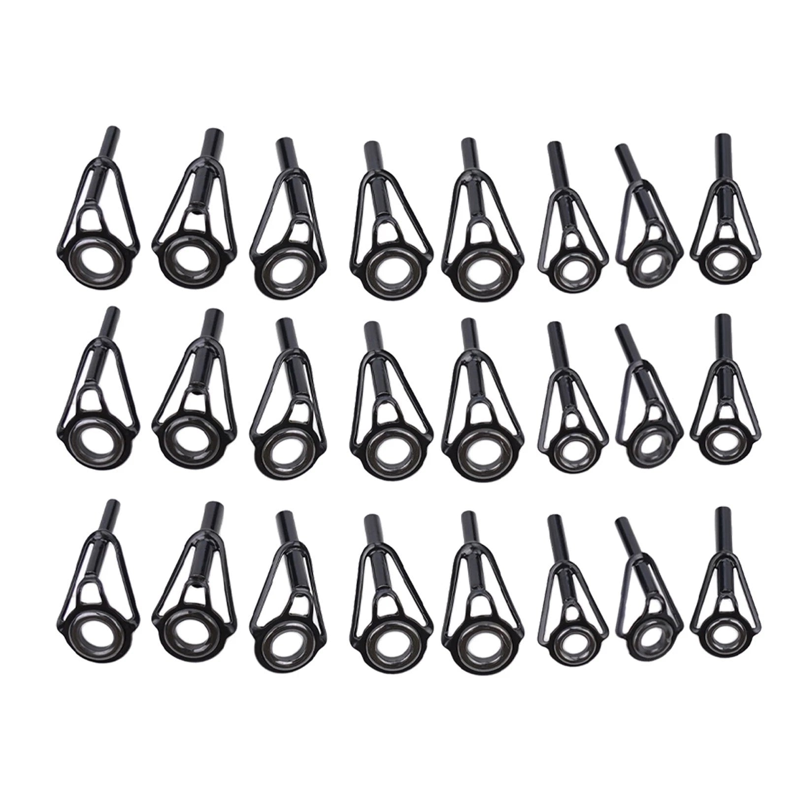 Fishing Rod Tip Repair Kit with 24 Ceramic Ring Guides