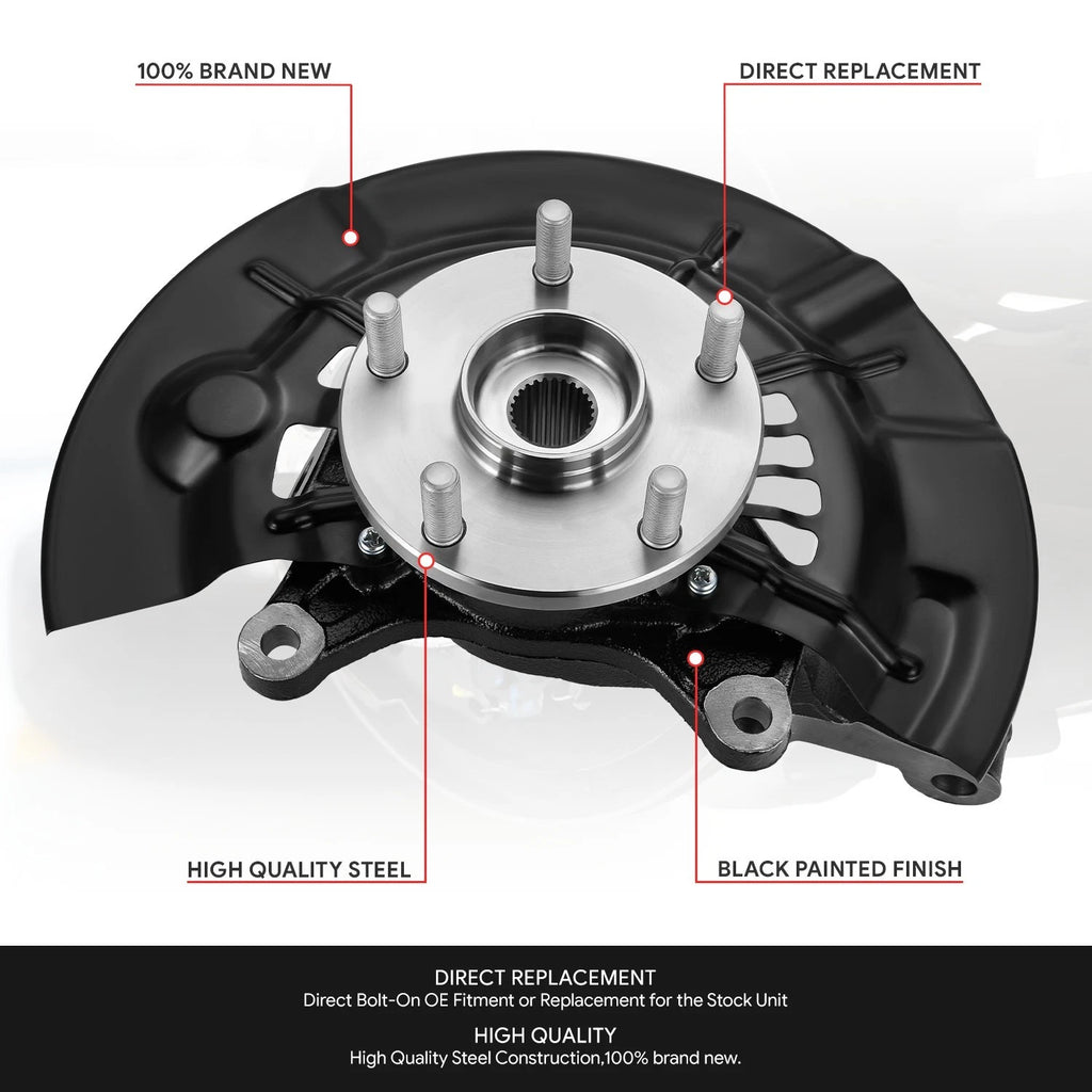 Front Right Loaded Wheel Bearing Knuckle Assembly for Toyota Camry (2012–2017)