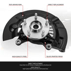 Front Right Loaded Wheel Bearing Knuckle Assembly for Toyota Camry (2012–2017)
