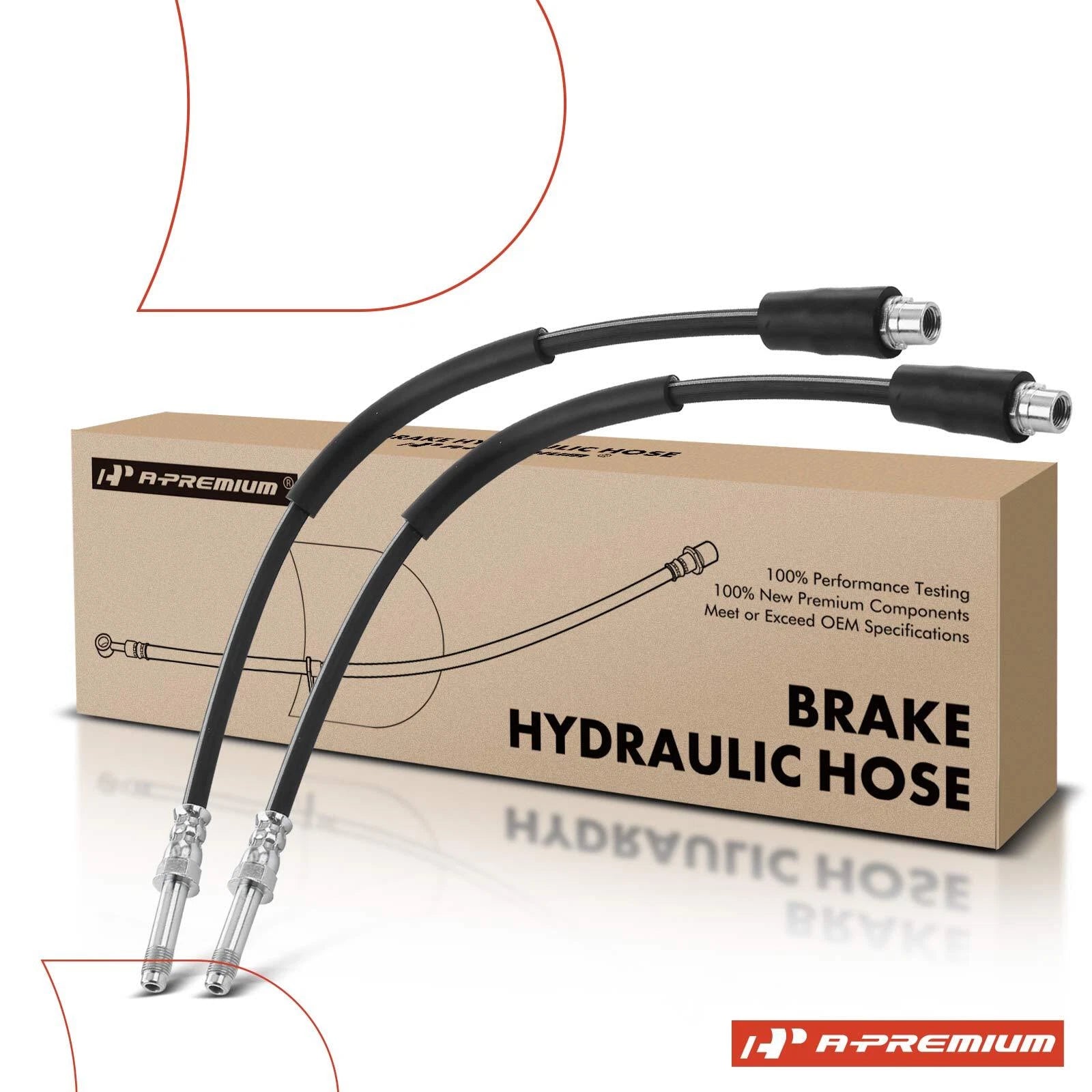 2X Rear Brake Hydraulic Hose for Benz Sprinter 3500 (2015–2018)