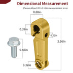 Yellow Clutch Release Arm 23271-20902 for Suzuki Quadracer 250 LT250R (1985–1992)