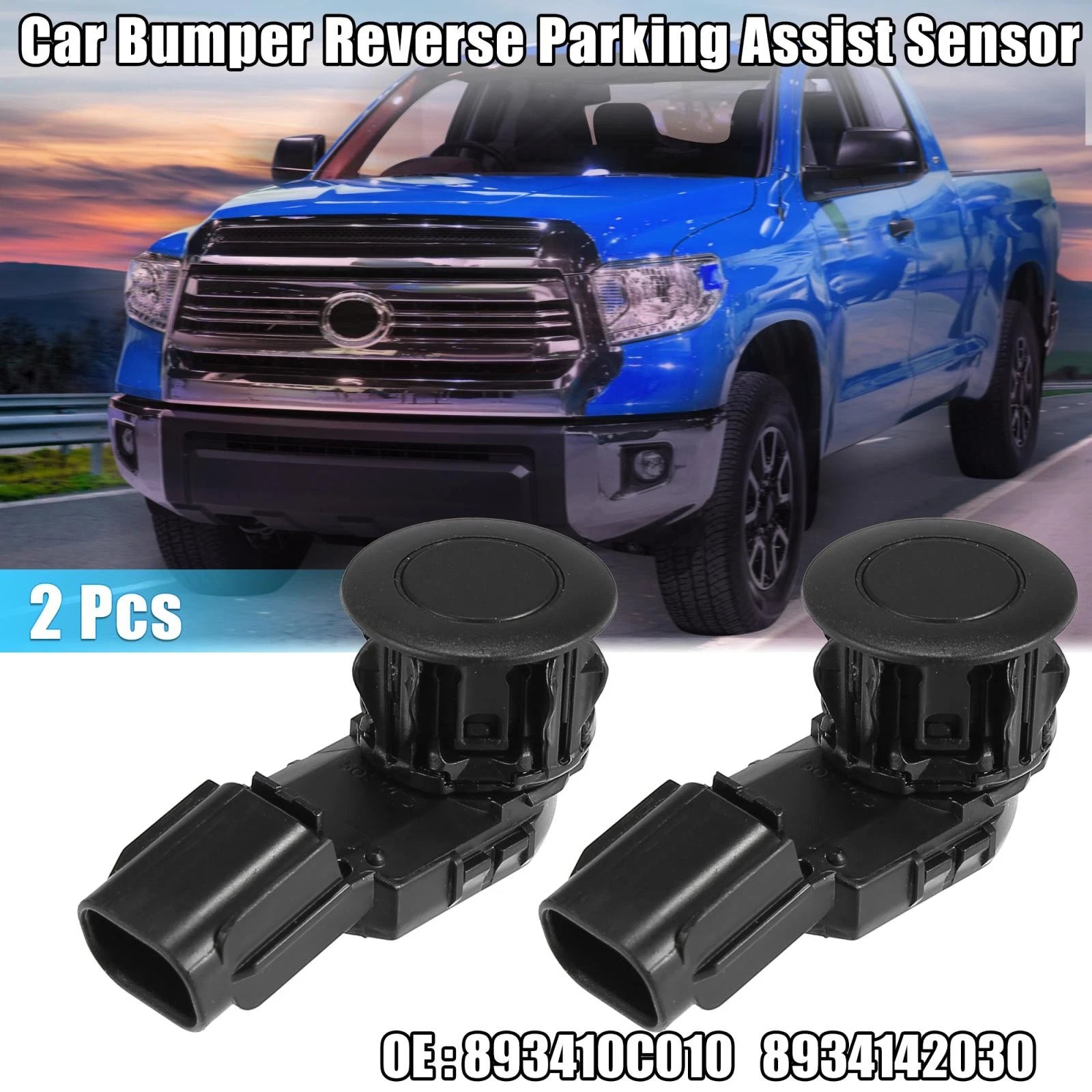 2 Pcs Bumper Reverse Parking Sensor for Toyota RAV4 (2016–2018) 893410C011