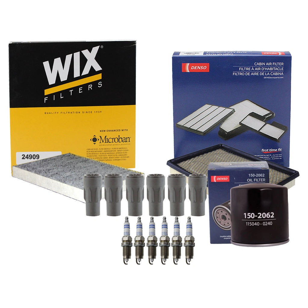 Tune Up Kit with 6 Spark Plugs & Boots for Dodge Charger Magnum 300 (2005–2010)