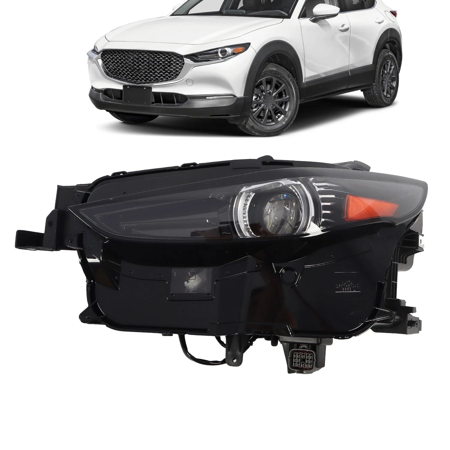 Left Driver Side LED Headlight AFS for Mazda CX-30 (2020–2022) DGJ1-51-040B