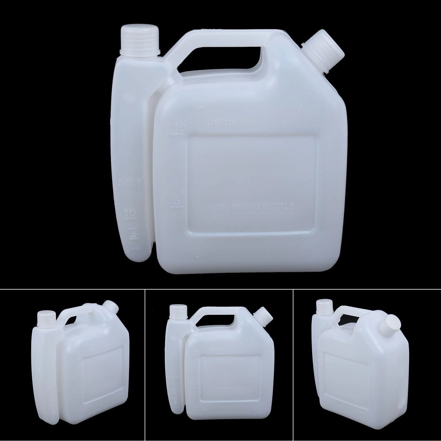 1L Fuel Oil Mixing Bottle Holder for Lawn Mower
