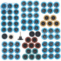 2" Quick Change Disc Roll Lock Sanding Discs Set for Die Grinder (71)