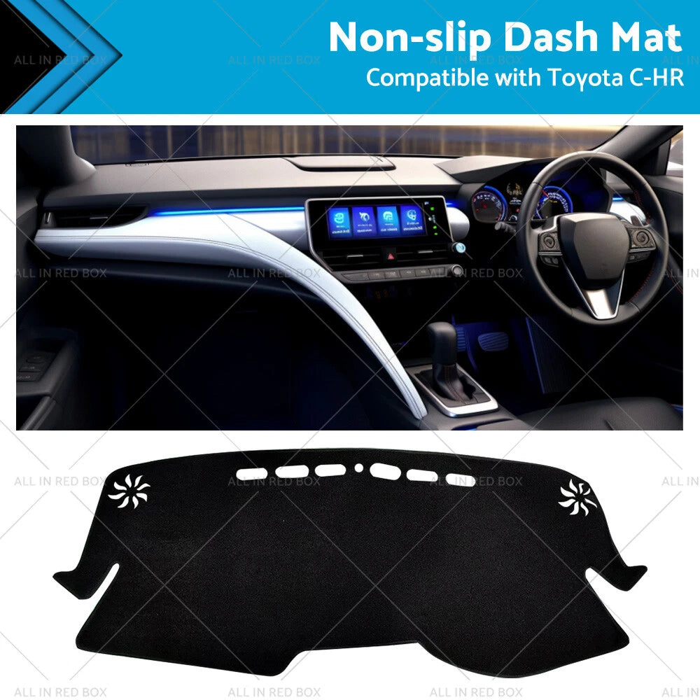 Non Slip Dash Mat for Toyota C-HR (2016–2019) - Black