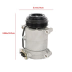 AC Compressor for Chevy GMC Sierra 1500/2500/3500 HD (1999-2002) Yukon (2000-2002)