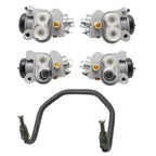 Front Brake Wheel Cylinders & Brake Pipe for Honda Rincon 650, Foreman Rubicon 500 (2003–2023)