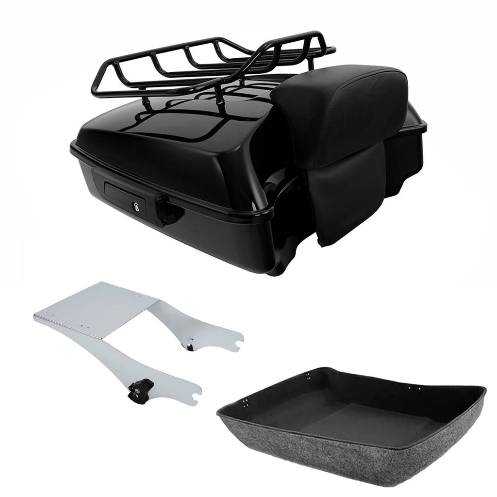 Trunk Backrest Mount Rack for Harley Electra Glide Road King (1997–2008)