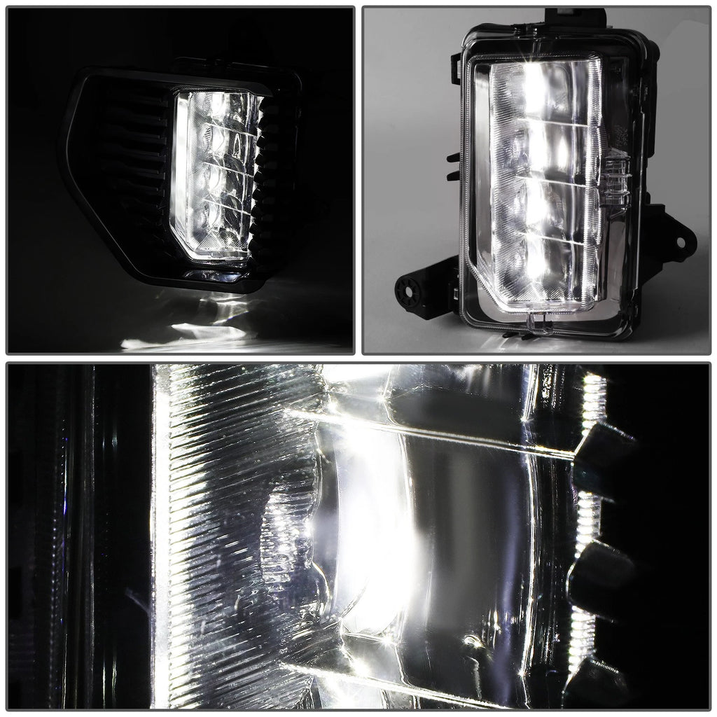Clear Lens LED Fog Light Lamps for GMC Sierra 1500 (2019–2021)